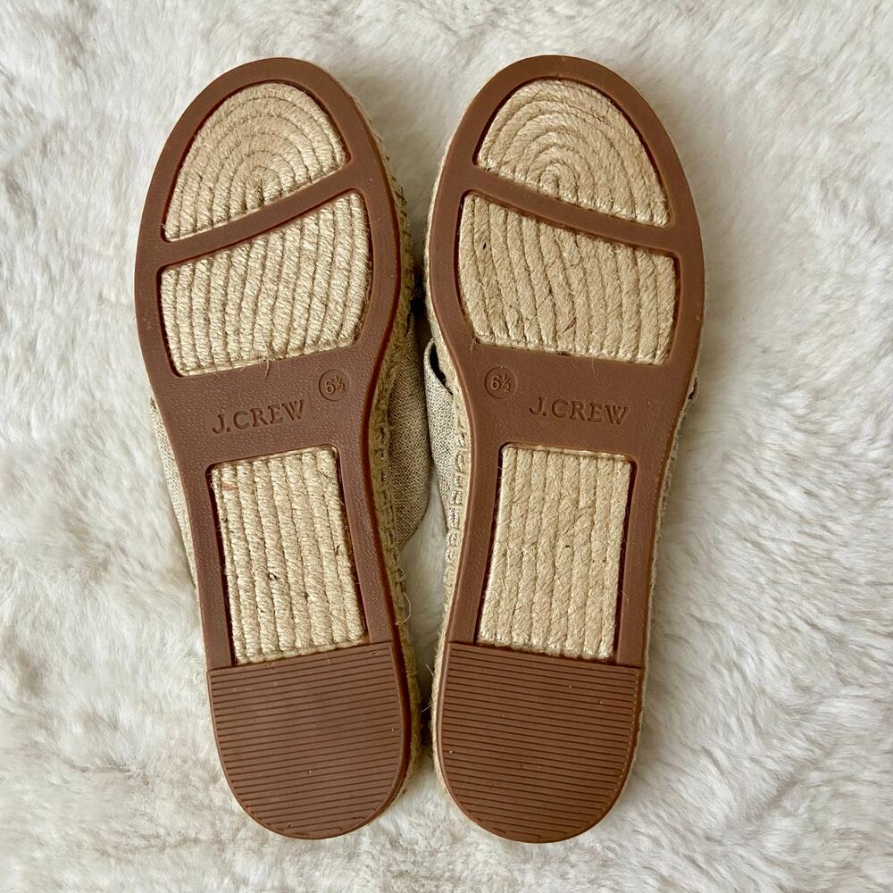 J. Crew METALLIC KNOTTED ESPADRILLES - Picture 5 of 8